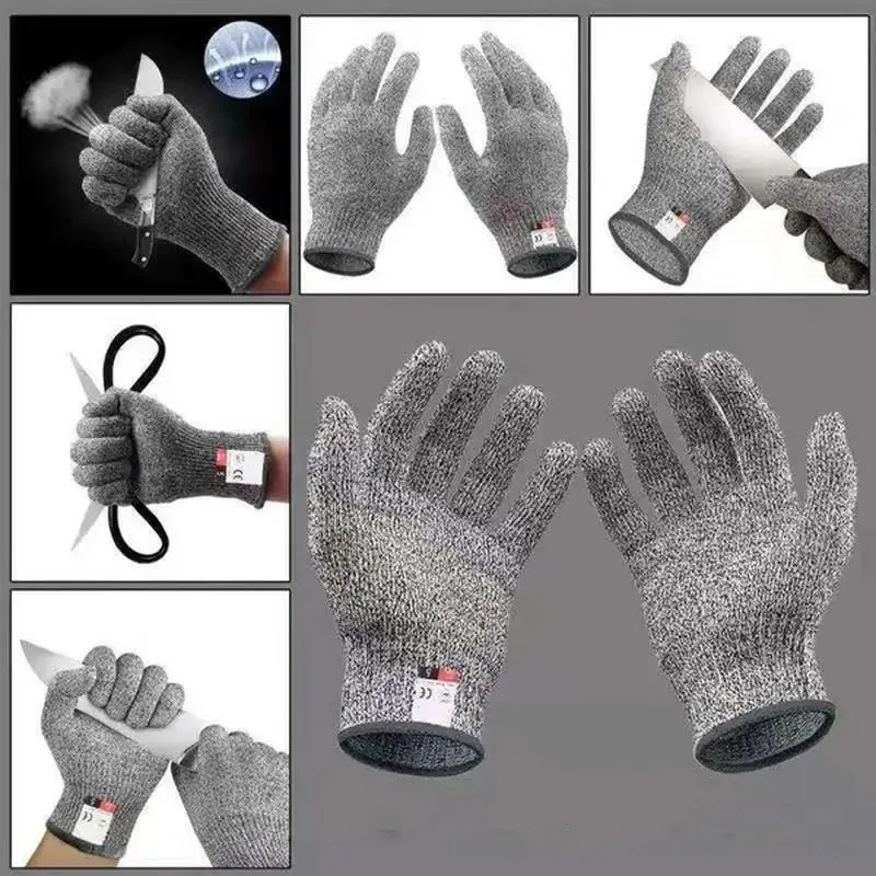 Gardening Tools Gloves - Luvas anti-corte hppe nível 5, cozinha,