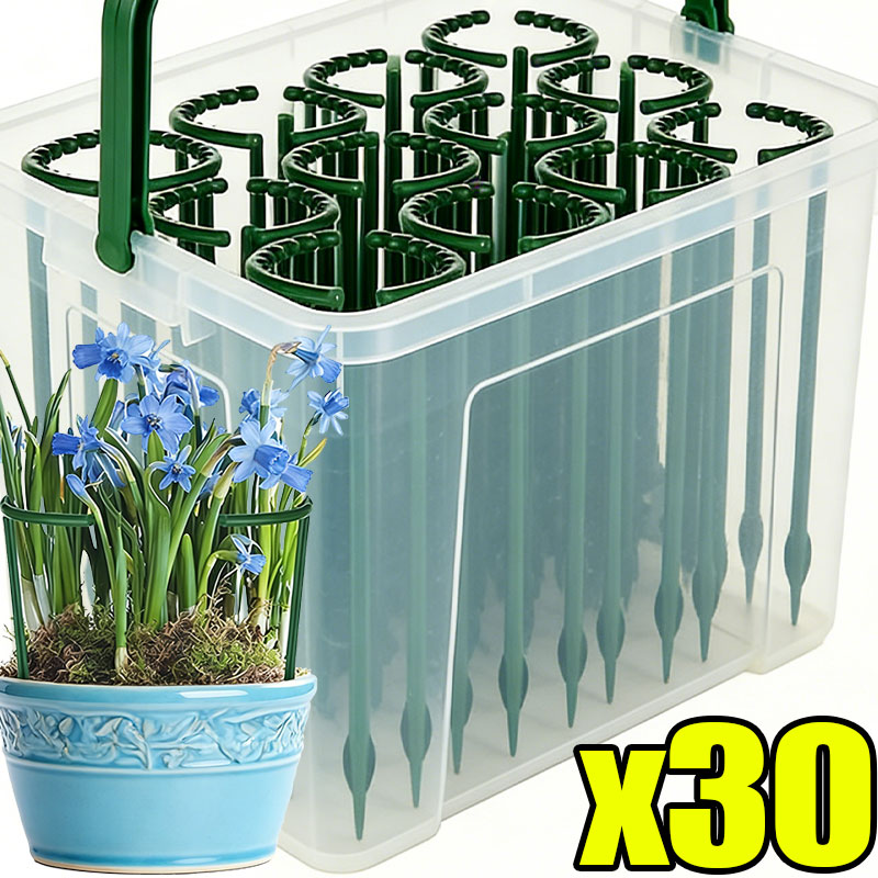 Gardening Tools Hoe - 30-1 Peças Suporte de Plástico Semicircular