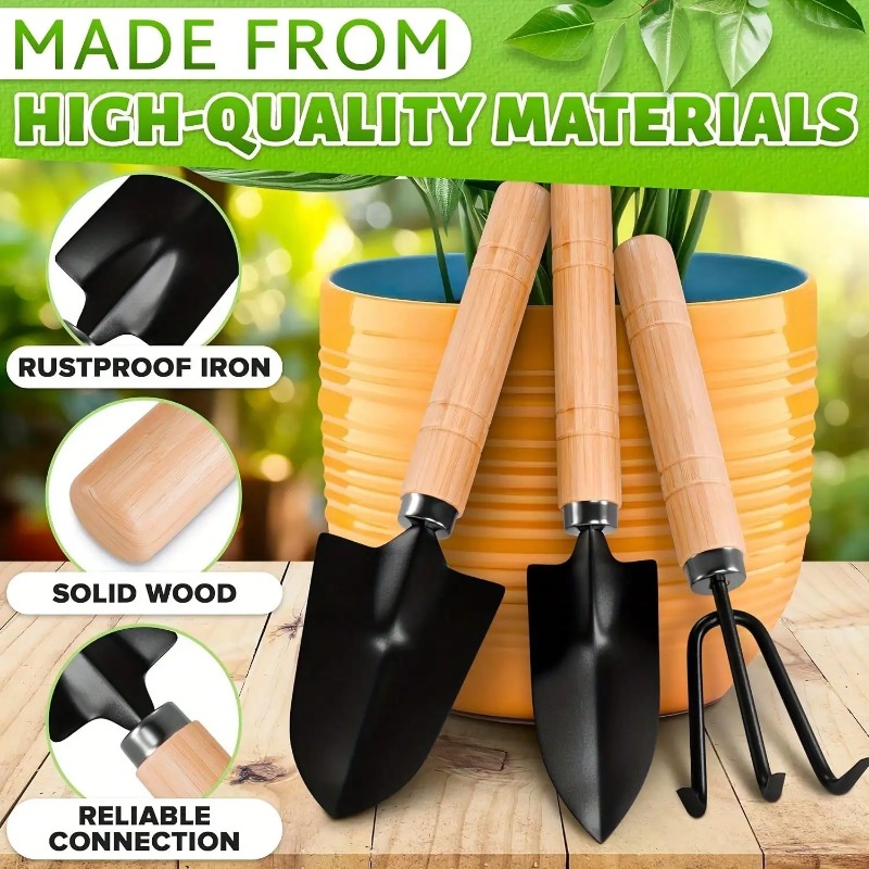 Gardening Tools Hoe - Conjunto de Ferramentas de Jardinagem Mini