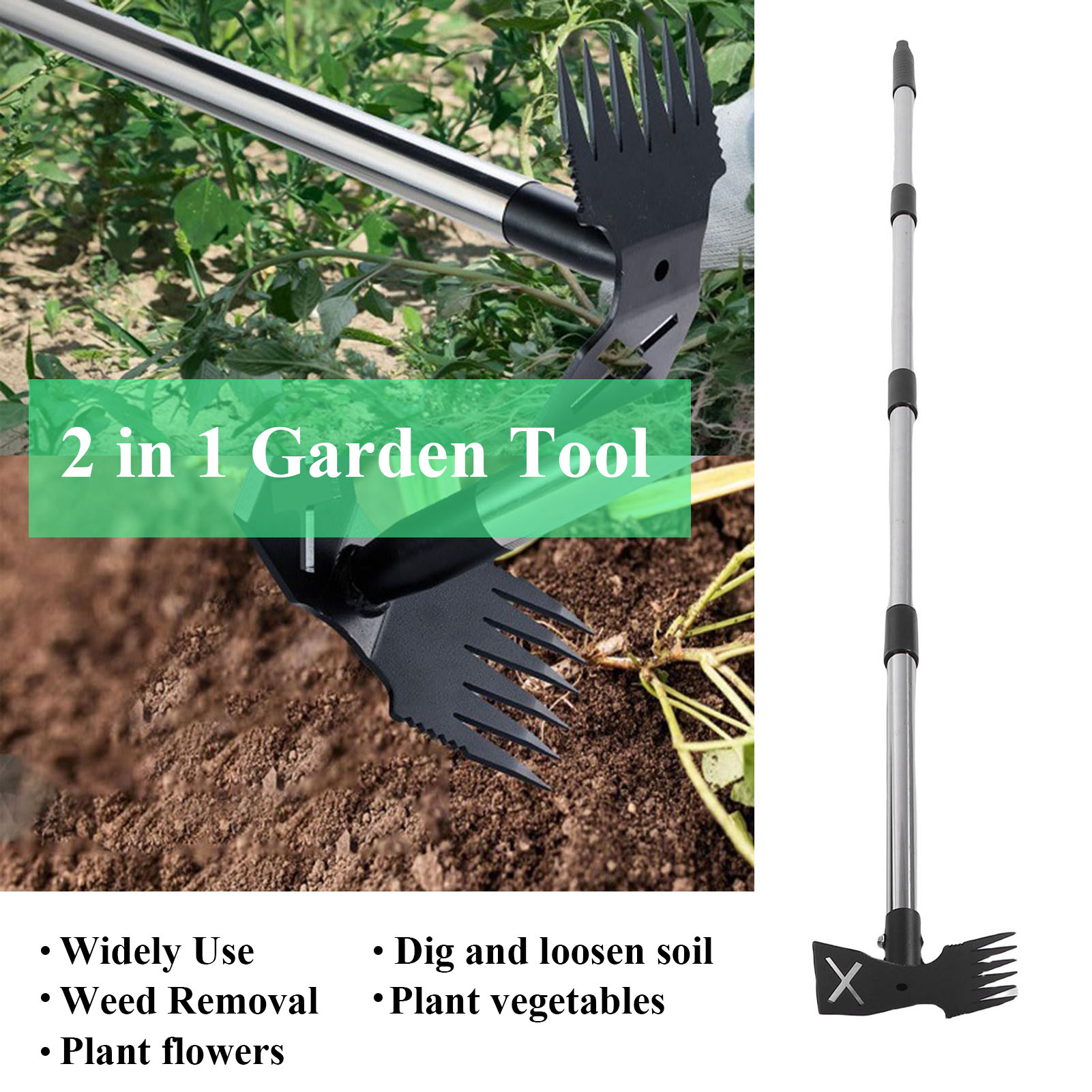 Gardening Tools Hoe - Conjunto de 5 Peças de Ferramentas