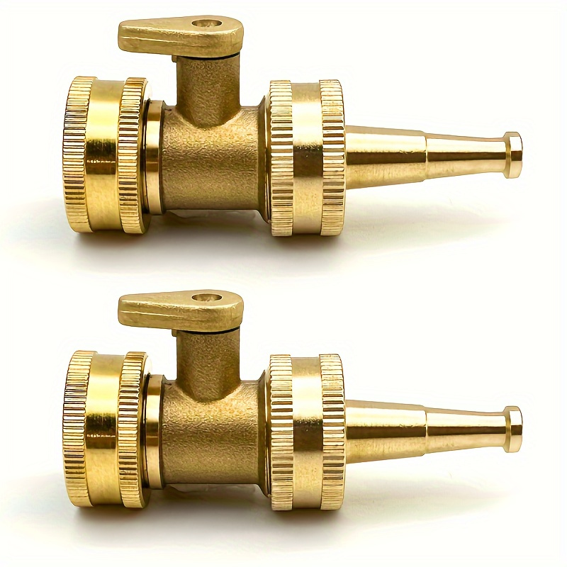 Conjunto de 2 Bicos de Latão p - Garden Hose Nozzle avaliação e preço