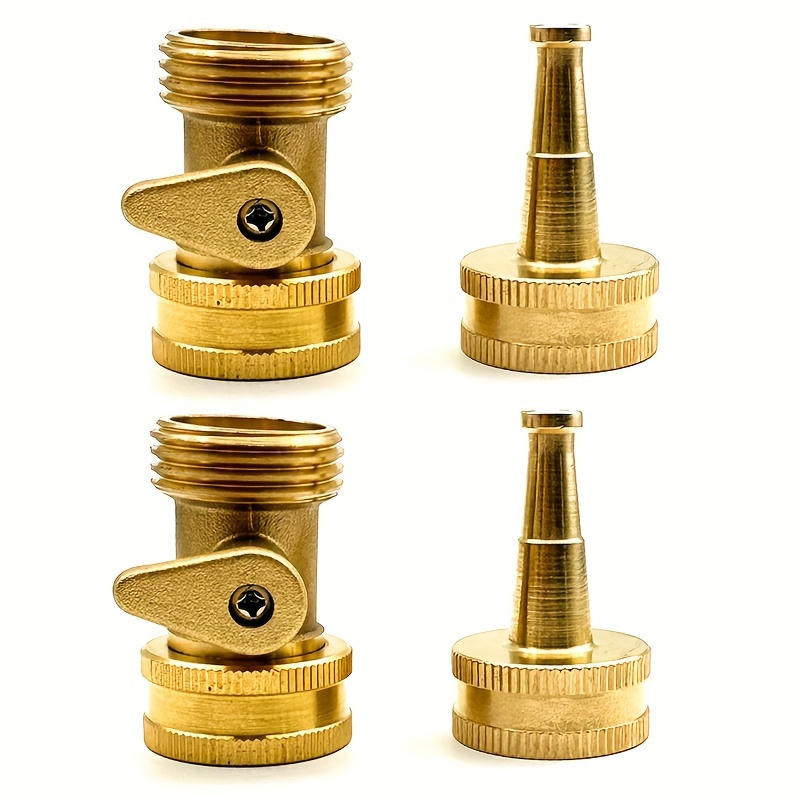 Conjunto de 2 Bicos de Latão p - Garden Hose Nozzle avaliação e preço