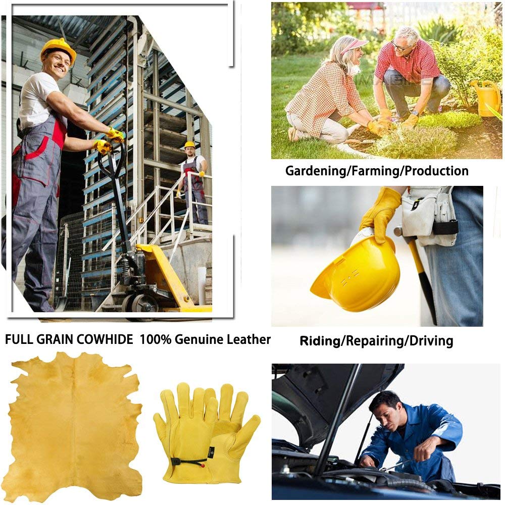 Luvas de Couro Masculinas para - Gardening Tools Gloves avaliação e preço