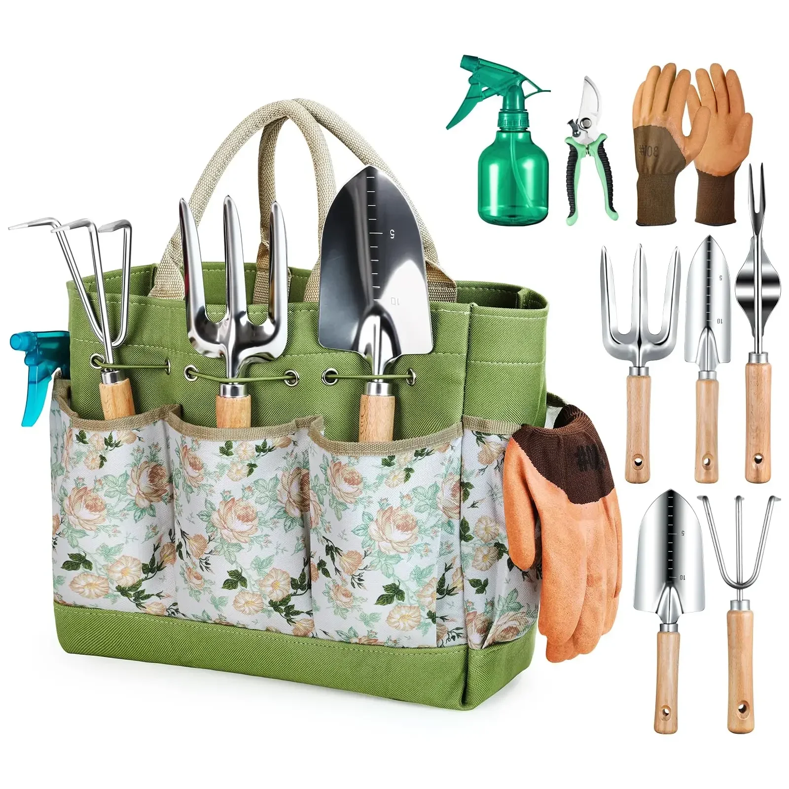 Ferramentas de jardinagem, 9 p - Gardening Tools Gloves avaliação e preço