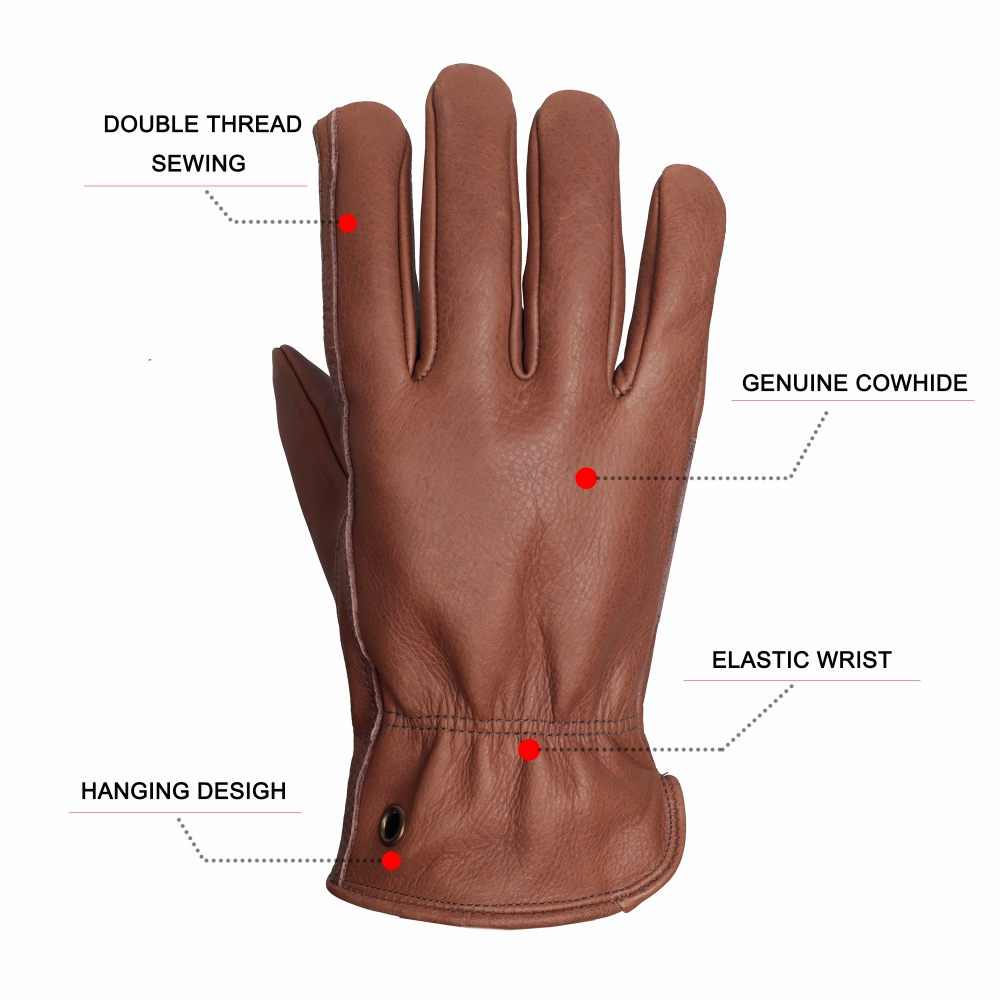 Luvas de Trabalho em Couro Ret - Gardening Tools Gloves avaliação e preço