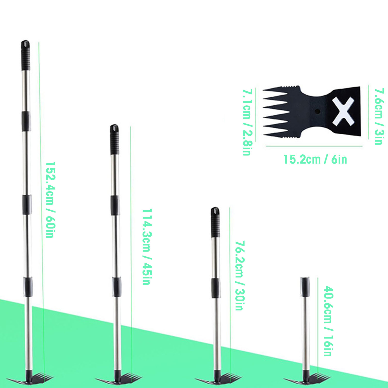 Conjunto de 5 Peças de Ferrame - Gardening Tools Hoe avaliação e preço