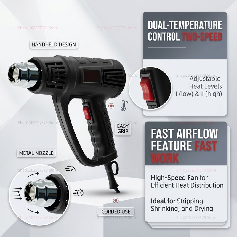 Pistola de Ar Quente de 1380W  - Gardening Tools Lowes avaliação e preço